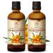 Pure Sea Buckthorn Oil 200ml - Cold-Pressed Sanddorn Oil for Skin & Body Care - Natural Hippophae Rhamnoides Carrier Oil - Buy Online on SooperMarket.com