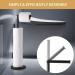 LAYUKI Free Standing Toilet Paper Holder in Matte Black Stainless Steel - Rustproof Bathroom Tissue Roll Stand - Buy Online on SooperMarket.com