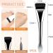 Irikdescia Flat Foundation Brush for Liquid Makeup Fishtail Shape Ultra Thin Makeup Brush Angled Liquid Foundation Brush for Liquid Creamy Concealer Brush - Buy Online on SooperMarket.com
