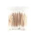 Wooden cotton swabs remote tools 80 pieces/pack High quality cotton swabs double head health wood make-up brushes cosmetics ear cleaning