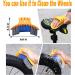 QeeHeng Precision Bicycle Cleaning Brush Tool Set - Ideal for Mountain, Road, City, Hybrid, BMX, and Folding Bikes | 10 Pieces - Buy Online on SooperMarket.com