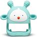 COZYPANDA Baby Teether  Teething Toys for Babies 0-6 Months  Never Drop Baby Teething Toys  Silicone Teether Toys  Infant Toys  Teething Pacifier  Baby Chew Toys for Teething Relief  BPA Free(Green)