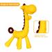 Silicone Baby Teething Toys Set - BPA-Free Banana & Giraffe Teether with Storage Case - Soothes Baby's Gums - Fruit Shape - 4 Pack - Buy Online on SooperMarket.com
