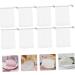 CANIGHT 8pcs Soap Mesh Bag Soap Foaming Bags Exfoliating Net Bag Facial Cleansing Net Dark Grey Fabric 14x10cm Dark Grey - Buy Online on SooperMarket.com