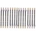 NOLITOY Eyebrow Pencil 16 pcs Women Pencils Eyebrow Sharpener Makeup Professional for Beauty Pencil in A -in- Tool Girls