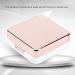 Akozon Lens Kutusu - Cute Pink Contact Lens Container Set with Mirror | Soft Travel Eye Care Storage Box - Buy Online on SooperMarket.com