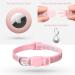 Lafayi 2 Pack Cat Collar with Bell & Reflective GPS Tracker | Personalized Pink Airtag Case & Safety Clasp | International Shipping Available - Buy Online on SooperMarket.com