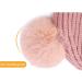Clysburtuony Newborn Handmade Knitted Crochet Cap - Pink&Gray - 0-3 Months - Buy Online on SooperMarket.com