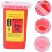Angoily 5-Set Hairdressing Storage Containers - Automatic Trash Can for Shaving | Red Razor Case for Salons & Home Use - Buy Online on SooperMarket.com