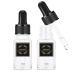 FREEORR 2 Pcs Makeup Mixing Liquid Turn Eyeshadow into Eyeliner Prolong Makeup Pigment & Durability Transparent Make-up Mixing Liquid Drops Waterproof and Smudgeproof for 24HR Makeup 10ml Pack of Two A-2pcs