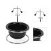 Beard Foam Mixing Bowl & Portable Shaving Brush Stand | Durable Barber Shop Essential - Buy Online on SooperMarket.com