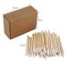 100pcs Disposable Lip Brushes | Eco-Friendly Makeup Applicators with Bamboo Handle - Lint Free Lipstick & Lip Gloss Wands - Buy Online on SooperMarket.com