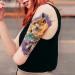 Oottati 12 Large Temporary Tattoos - Watercolor Flower Arm Design for Men and Women - Buy Online on SooperMarket.com