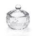 Round Crystal Clear Acrylic Liquid Powder Glass Dappen Dish Glass Cup w Cap Lid Bowl for Acrylic Nail Art Transparent Kit  HJ-NAPB017 Small (Pack of 1)