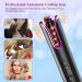 Cordless Automatic Hair Curler with LCD Display and Timer - Rechargeable Curling Iron with Auto Shut-Off (Black) - Buy Online on SooperMarket.com