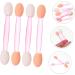 Gogogmee 100pcs Eye Shadow Stick Cosmetic Eyeshadow Brush Mini Makeup Sponge Para Comestic Emulsion Pink 6.20X0.50X0.50CM Pink - Buy Online on SooperMarket.com