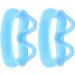 Silicone Cheek Retractors - 2 Piece Whitening Mouth Opener for Oral Inspection - Reusable & Portable Pink & Blue - Buy Online on SooperMarket.com