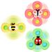 Winstico Suction Cup Toy Baby 3 Pack Fidget Toys Sensory Funny Insect Pattern Water Toys for Children Toddlers from 18 Months