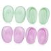 Gogogmee 4 Pairs Hairdressing Ear Covers Ear Covers for Hair Dryer Ear Covers for Swimming Ear Covers for Shower Silicone Hair Dyeing Ear Covers Silicone Hair Dyeing Earmuffs Ear Protectors