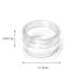 55Pcs 5g Sample Containers with Lids, Labels - Clear Acrylic Jars for Cosmetics, Creams, Makeup, Nails - Buy Online on SooperMarket.com