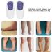 Arch Support Insoles Comfort Relieve Pressure Pain Reusable Multiple Sizes Shoe Insoles with Four Replacement Pads for Running for Walking(A) - Buy Online on SooperMarket.com