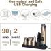 Bestauty Dock Charging Beard Trimmer | 5-in-1 Cordless Shaving Kit for Men | Hair Clippers Face Razors & Nose Hair Trimmer | Perfect Birthday Gift for Men - Buy Online on SooperMarket.com