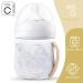 Milkboozii 4oz to 5oz Baby Glass Bottle Sleeve Reusable with Handle Neoprene Holder Moisture  Non-Slip Grip Insulator Covers for Natural Philips Avent Bottle (C   Wide Neck  White Marble) C - Wide Neck White Marble - Buy Online on SooperMarket.com