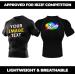 Custom Front & Back Print BJJ Foundation Rash Guard - Black, XL No Gi Jiu Jitsu Rashguard - Buy Online on SooperMarket.com