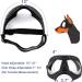 Medium to Large Breed Dog Sunglasses | Sun & Wind Protection Goggles for Outdoor Sports | Black - Buy Online on SooperMarket.com