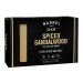 Barrel and Oak - Exfoliating Bar Soap Men's Skincare Bar Natural Exfoliator & Moisturizer Certified Organic Made with Sustainable Palm Oil Kaolin Clay & Olive Stone (Spiced Sandalwood 6oz)