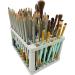 Pen Holder for Desk Rectangle 72 Holes Plastic Makeup & Painting Brush Holders Crate Organizer for Pencil  Paintbrush  Cosmetic Brushes Grey R Grey - Buy Online on SooperMarket.com