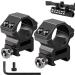 LONSEL 1'' Scope Rings: High & Medium Profile 1 Inch Mount Rings for Picatinny Rail - 2 Pack - Buy Online on SooperMarket.com