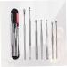 7pcs Stainless Steel Ear Cleaning Tool Set - Ear Pick & Cleaner Set for Nursing - Silver - Buy Online on SooperMarket.com