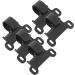 BESPORTBLE 2 Sets Mini Clip Bike Inflator Holder - Black Plastic (8x6cm) - Pack of 5 - Buy Online on SooperMarket.com