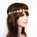 Yalice Elastic Flapper Head Chain Hair Gold Coin Headband for Women and Girls - Buy Online on SooperMarket.com