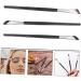 Mikinona 3pcs Set Eyeliner Brush Under Eye Concealer Brush Eyeliner Applicator Tool Angled Makeup Brush Wood - Buy Online on SooperMarket.com