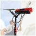 photovoltaic cleaner window cleaning pole Window Cleaning Brush Equipment Window Cleaner Kit Water/Hose Fed Pole Professional Window Squeegee Cleaner-12Ft/36Ft Clear 36Ft