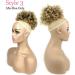 Afro Puff Drawstring Ponytail with 2 Replaceable Bangs Afro High Puff Bun with Spring Curl Bangs and Afro Puff Bangs Clip in Hairpieces Pineapple Updo Ponytail with Bangs (T1B /27) 1 ponytail+ 2 bangs T1B/27 - Buy Online on SooperMarket.com