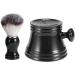 Alvinlite Beard Brush - Portable Travel Shaving Brush & Soap Dish for Men's Beard Care | Ideal Facial Cleaning Tool - Buy Online on SooperMarket.com