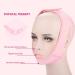 Facial Lifting Slimmer V-Line Mask & Double Chin Belt - Neck Compression Skin Care Wrap (Pink) for Effective Weight Loss - Buy Online on SooperMarket.com