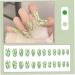 3set Detachable Long Coffin False Nails with Designs Press on Nails Wearable Fake Nail Decor Full Cover Art Tips - Buy Online on SooperMarket.com