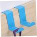 BRIGHTFUFU 4 Pcs Towel Rack Stainless Steel Hook Key Hanger Clothing Hanger Coat Hanger Pack Dual Purpose 4pcs Blue - Buy Online on SooperMarket.com