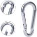 3 Inch Heavy Duty Steel Carabiner Snap Hooks - 12 Pack (8x80mm) for Hammock, Swing, Fitness, Camping, Hiking - Buy Online on SooperMarket.com