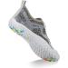 Men's Barefoot Quick-Dry Water Shoes - Outdoor Athletic Sport Shoes for Kayaking, Boating, Hiking, Surfing, Walking - Size 11 Women/9.5 Men - Light Gray - Buy Online on SooperMarket.com