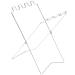 Trash Bags Holder Stand Outdoors Portable Trash Bag Rack Folding Garbage Holder Stand for Camping Picnic BBQ Camping Recycling Suitable in Bedroom Kitchen