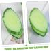 ORFOFE 6pcs Simulation Cucumber Slice Simulation Green Vegetable Green 6.50X3.00X0.50CM - Buy Online on SooperMarket.com