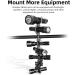 LIGHTFE Bicycle Light Mount Bracket | Aluminum Alloy | Adjustable Fork Special | 360 Rotation | FB366 - Buy Online on SooperMarket.com