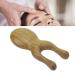 Portable Sandalwood Gua Sha Massager for Face Body Relieve Tension Multifunctional Compact Ergonomic with Sandalwood Material for Face and Body