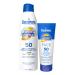 Coppertone SPORT Sunscreen Spray SPF 50 + Zinc Oxide Mineral Face Sunscreen SPF 50 Water Resistant Sunscreen Pack (5 Oz Spray + 2.5 Fl Oz Tube)