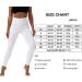 HOTSTUDIO White X-Large Yoga Pants with Pockets | High Waisted Workout Leggings for Women | Tummy Control Athletic Gym Leggings - Buy Online on SooperMarket.com